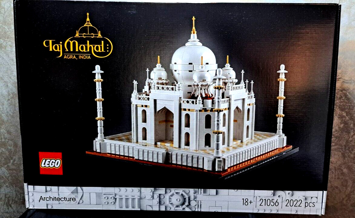 LEGO Architecture 21056 Taj Mahal Full Set New Sealed Box 2022 Pieces