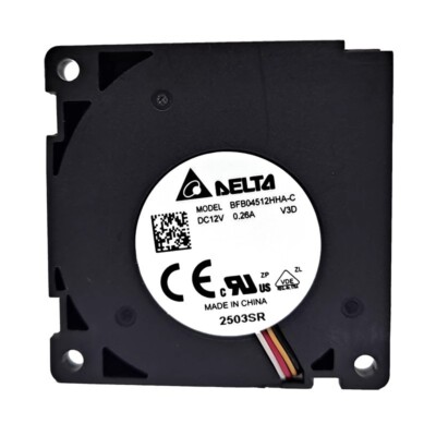 Delta BFB04512HHA-CV3D 4510 DC12V 0.26A 6100RPM 3-Wire Cooling Fan