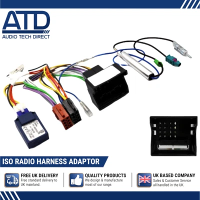 Iso Adapter Kabelbaum Leitung Für Holden Captiva Maxx Tigra XC Mit Canbus Radio - Bild 1 von 4