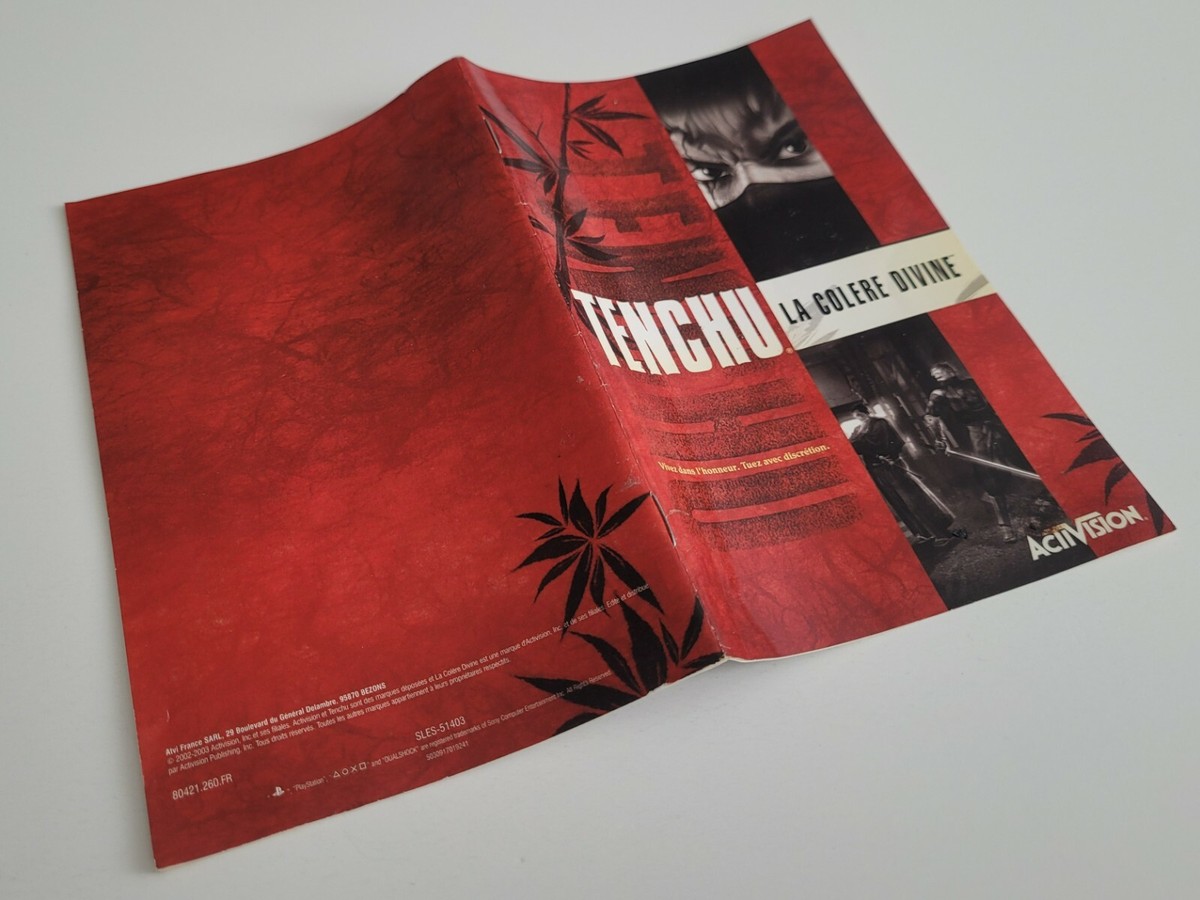 Tenchu la colère divine PS2 - Jeux vidéo