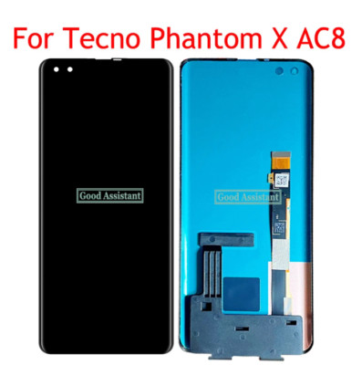 For Tecno Phantom X AC8 Full LCD Display Screen Touch Screen Digitizer Black 