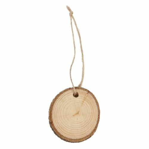 Set 20 Segnaposto In Legno Rustico + 30 Cartoline Kraft – Portafoto E Portatarghe Per Matrimonio, Feste, Numeri Tavolo – Altezza 3,6 Cm, Diametro 3 Cm - 3