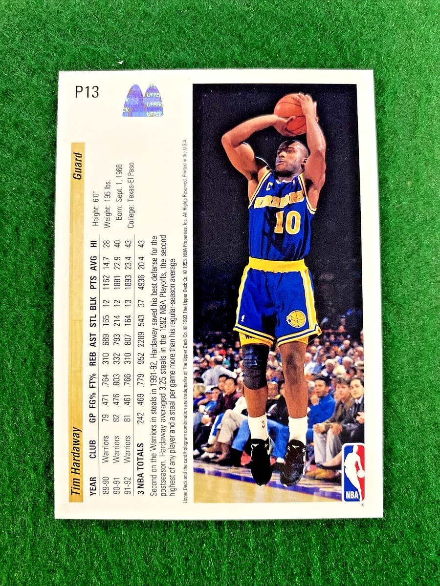 1993 Upper Deck #P13 SP Mcdonald's Tim Hardaway Golden State