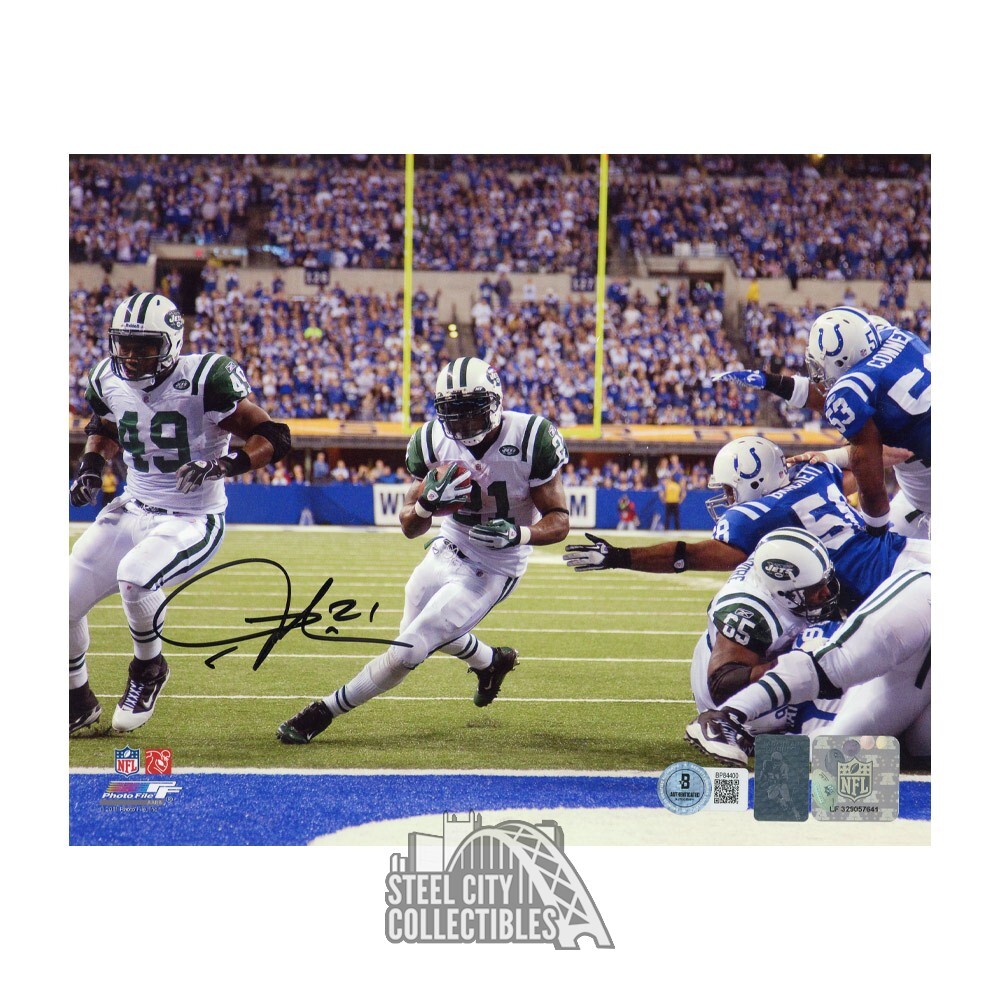 LaDainian Tomlinson Autographed Signed New York 8x10 Football Photo - BAS (Scoring) 