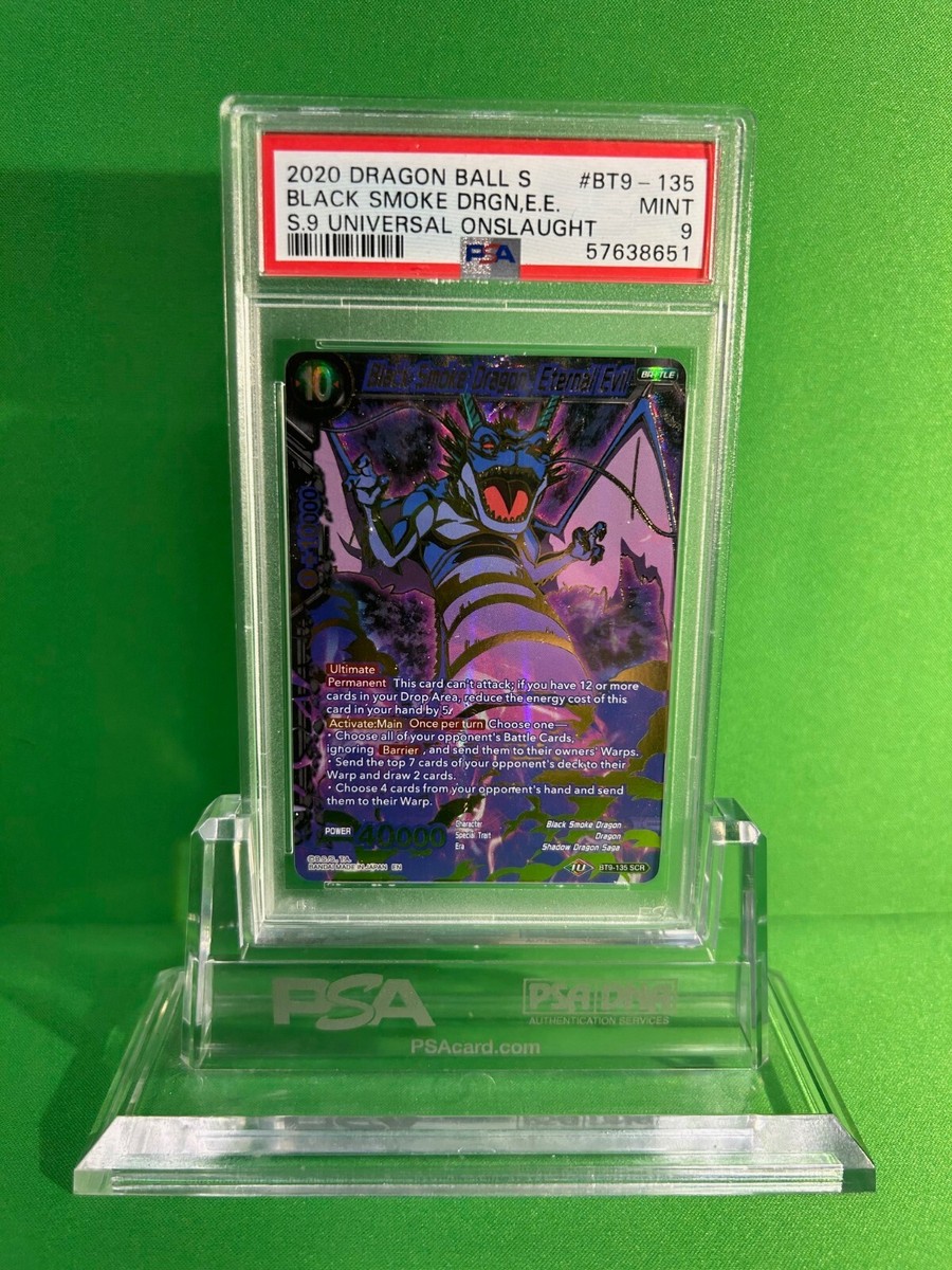 Dragon Ball Super Black Smoke Dragon Eternal Evil BT9-135 SCR PSA