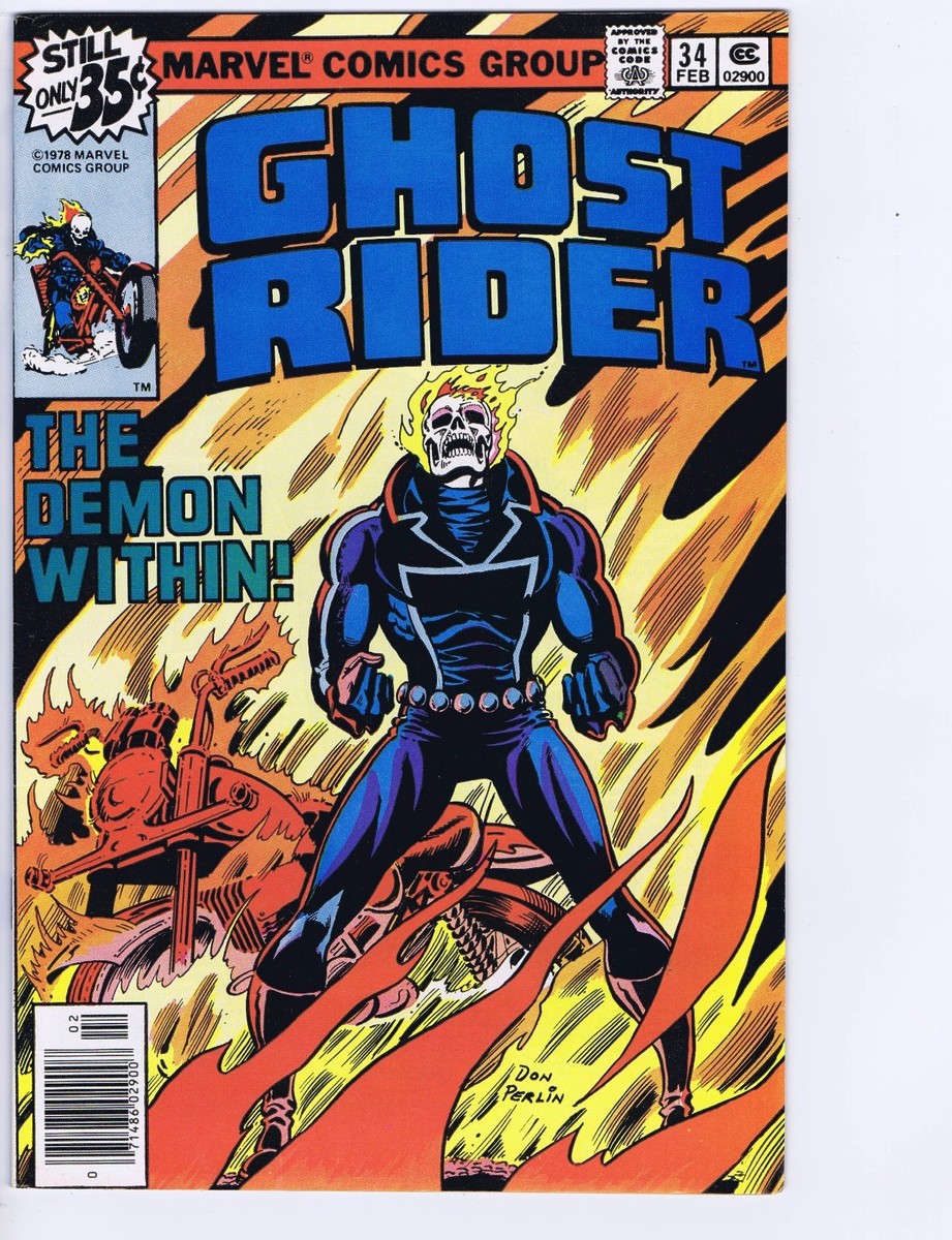 Ghost Rider #34 Marvel 1979 The Demon Within ! | eBay