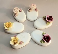 6 Porte Couteaux Porcelaine Fi…