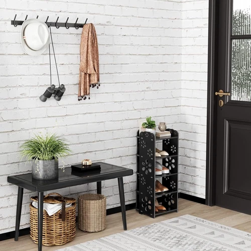 5/6/7/8 Ebenen Schuhregal Ablagegestelle Schuhablage Schuhschrank Platzsparend - Bild 56 von 72