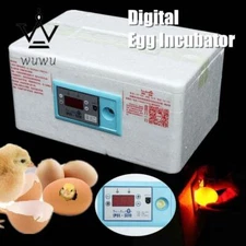 Automatic Digital Incubator Poultry Hatcher Temperature Control Brooder 20 Eggs