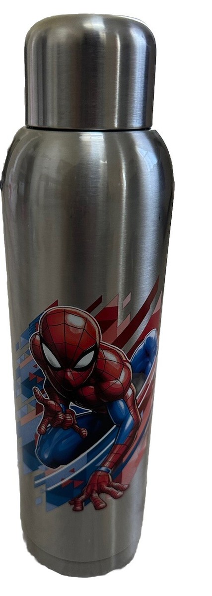 Marvel Comic Book Spiderman Artwork 22 Oz Steinless Steel Water