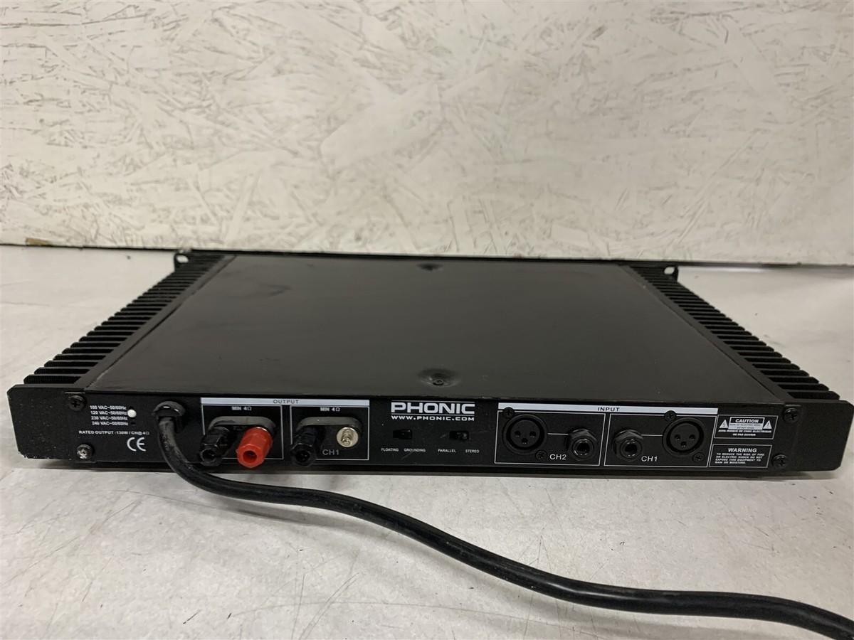 Phonic Power Amp MAX500 フォニックパワーアンプUSED PHONIC MAX 500 4 POWER AMPLIFIER | eBay