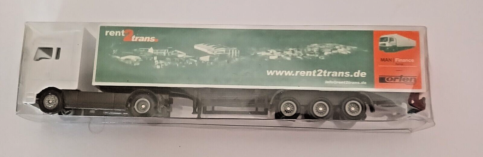 Rent2trans Delivery Truck German Toy Truck Orten NEW in package