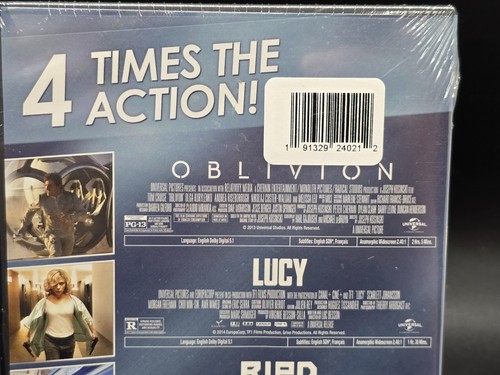 Sci-Fi 4 Movie DVD Oblivion Lucy R.I.P.D. 7th Son NEW Sealed Cruise Reynolds - Picture 3 of 4