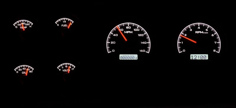 Dakota Digital 1973-87 Chevy GMC Pickup Truck Analog Gauge System VHX-73C-PU-K-W - Image 2 of 4