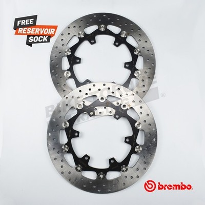 Brembo schwimmende Bremsscheiben vorne Paar passend für Yamaha YZF750 R7 1999-2001