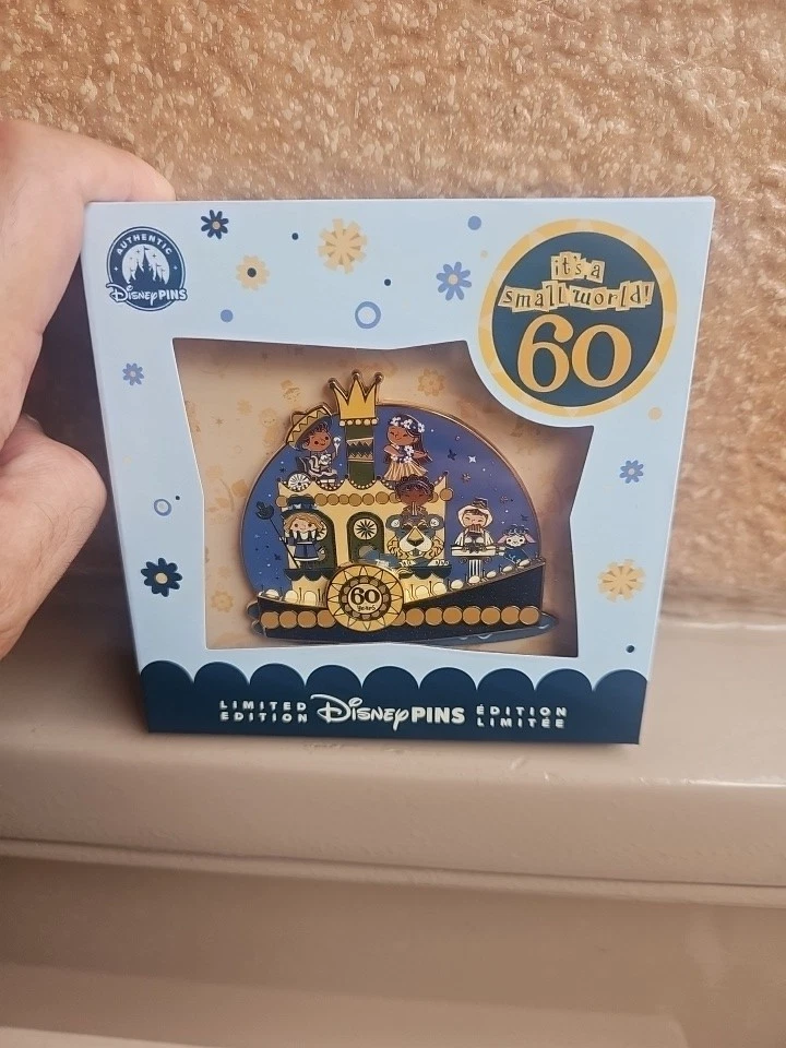 Disneyland It's A Small World 60th Anniversary LE 1500 Mini Jumbo Pin