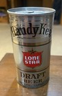 Lone Star Handy Keg Beer Can, Lone Star Brewing- Bottom Open Fan Tab Top — photo 1