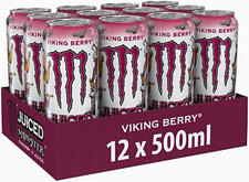 Monster Energy Juiced Viking Berry Energy Drink 12 x 500ml Cans
