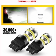 Auxito 3157 Led 3156 Reverse Brake Turn Signal Running Light 6500k Bulb White