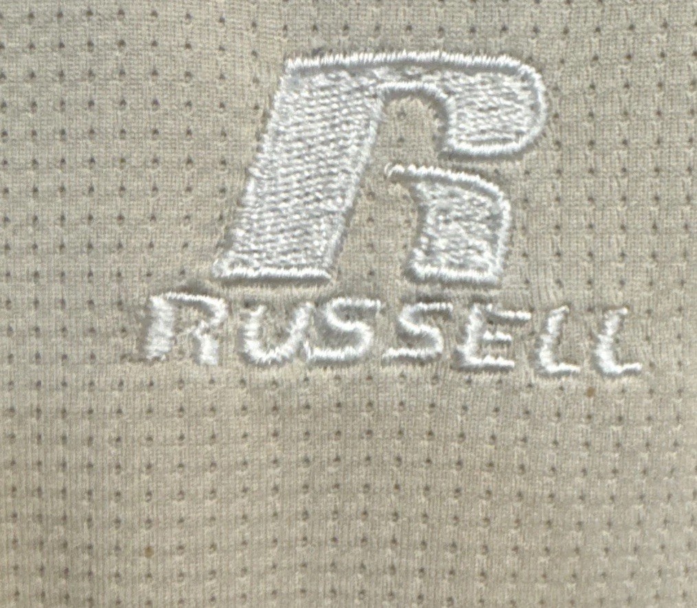 Russell Team Issue ULL Ragin Cajuns Short Sleeve Button Up Shirt L Camp Shirt View 6