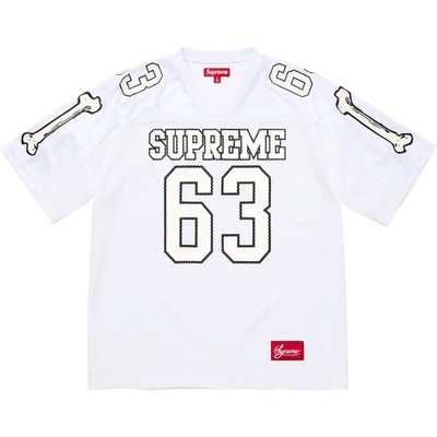 シャツ Supreme Bones Football Jersey L Supreme Bones Football Jersey White (Size Large) | eBay