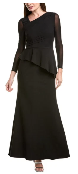 black long sleeve turtleneck midi dress Marcella | Phoebe Long Sleeve Dress in Black | Women's Size 2XL | Sustainable European Jersey
