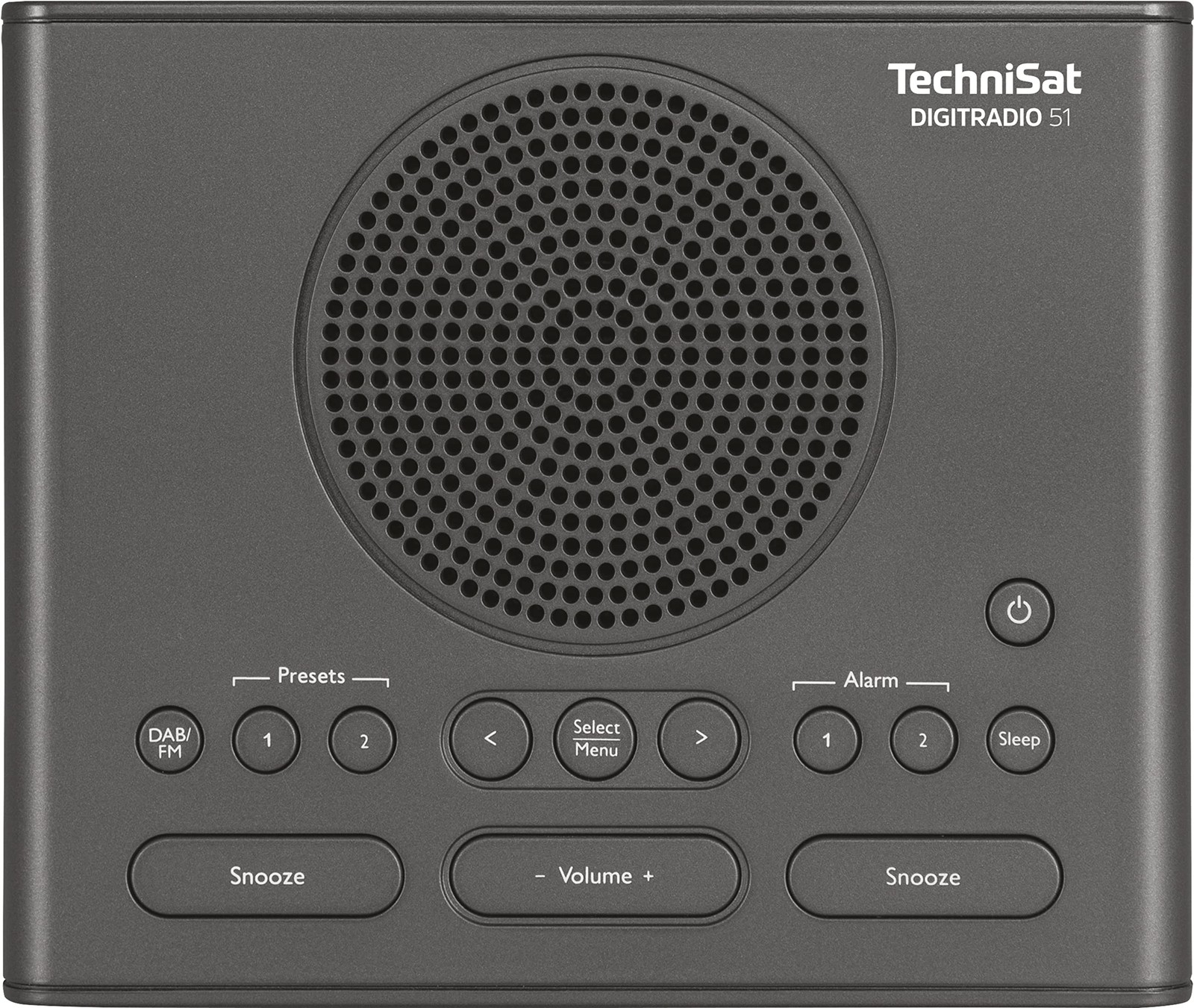 Réveil avec deux heures de programmation DAB+ et FM à affichage variable