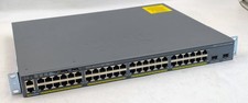 Cisco WS-C2960X-48FPD-L 48-Port Gigabit Ethernet PoE+ 2 SFP+ Network Switch