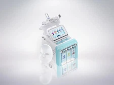 Hydro Microdermabrasion Aqua Peeling H2O2, LED Light Mask 7 attachement piece 