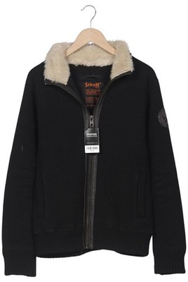 Schott NYC Jacke Herren Anorak Jacket Kurzmantel Gr. L Wolle Leder S... #h4oze8x