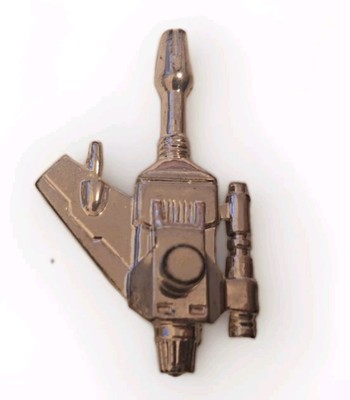 1986 Hasbro Transformers G1 FRENZY right silver thruster gun part mini ...
