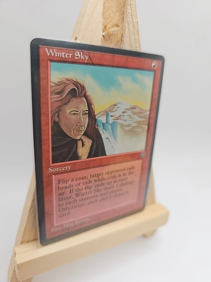 MTG Winter Sky Homelands Vintage 1995 Near Mint Condition  - Image 2 of 4