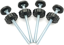 4 Pack 8MM Baby Gates Threaded Spindle Rod, Replacement Parts Kits  Extra Long