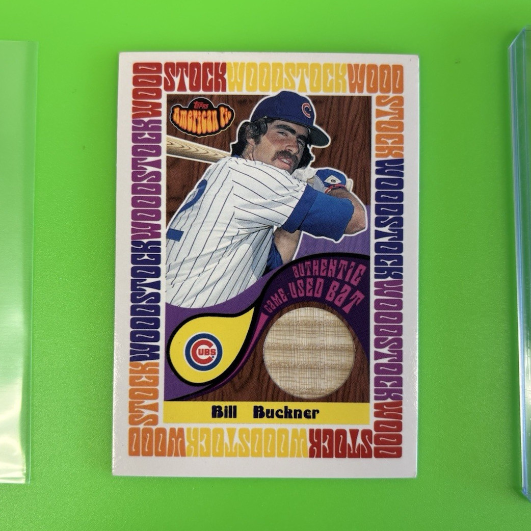Bill Buckner #BBWM-BB 2001 Topps American Pie Baseball Woodstock Relics