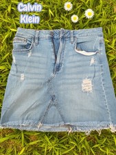 0771 Calvin Klein jeans Denim Skirt relaxed women 29