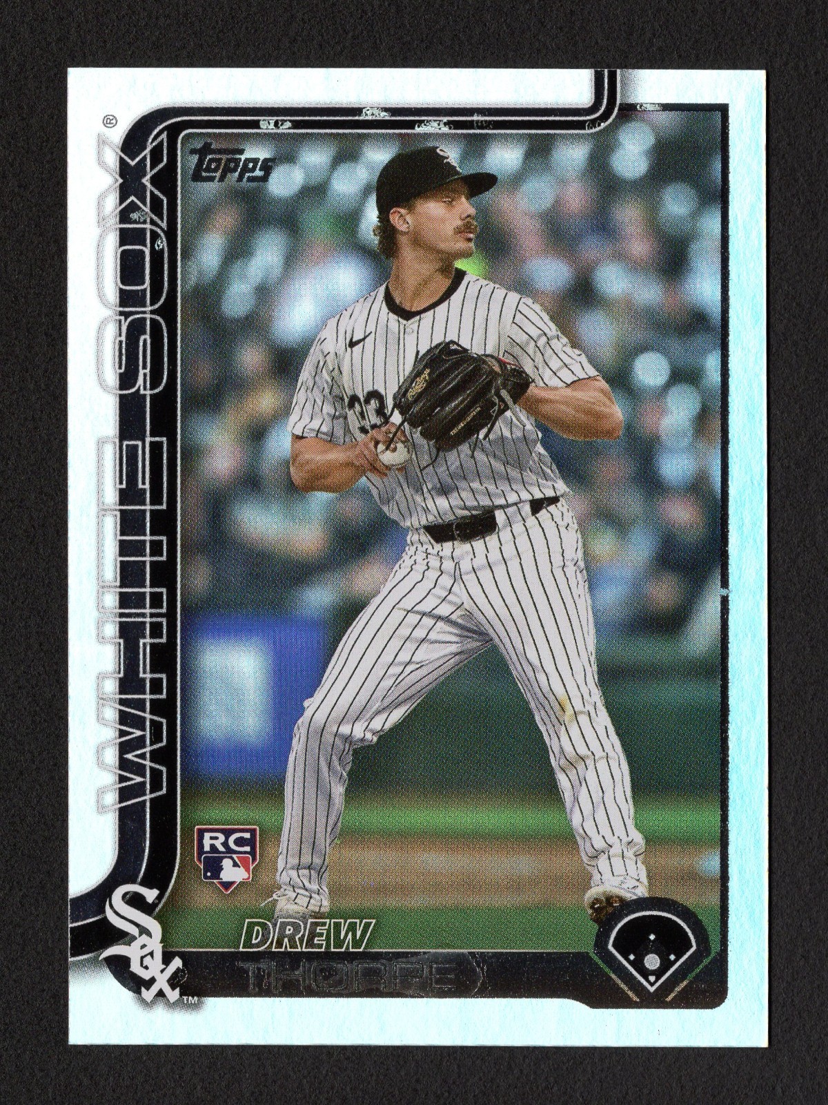 Drew Thorpe 2025 Topps Series 1 Rookie Rainbow Foil #320 White Sox RC