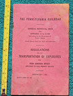 1955 Pennsylvania Railroad General Notice 225D PRR Freight Agent Railway Booklet — photo 2