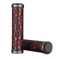 Fahrradgriffe, Gummigriffe, Durchmesser 22 Mm, Schwarz Und Rot
