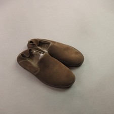 UGG Women's Scuff Suede Sheepskin Lined Slippers Size US 11 UK 10 EU 44 Brown
