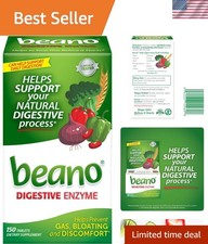 Clinically Tested 150 Count Digestive Enzyme - Bloating  Gas Relief Tablets