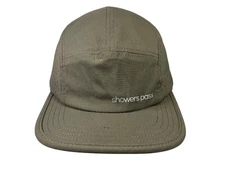 SHOWERS PASS Brown Light-Weight 5-PANEL PACKABLE HAT Outdoor Hike Gym Baseball