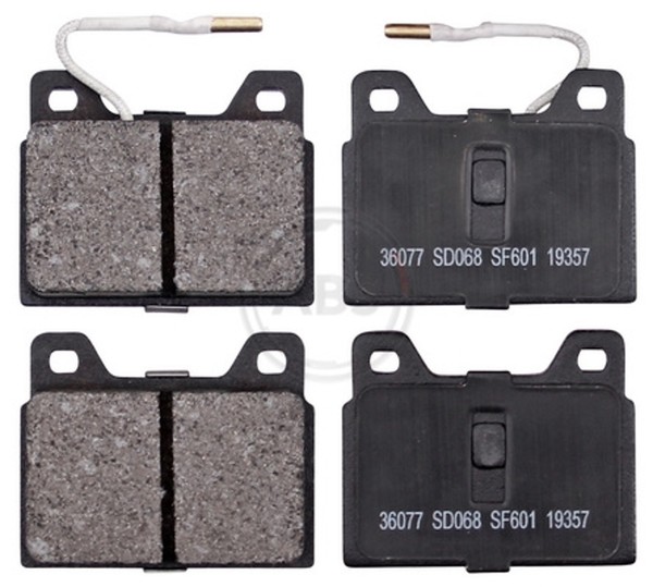Bremsbelagsatz Scheibenbremse A.B.S. 36077 FüR Peugeot Talbot 505 604 Tagora 504-image