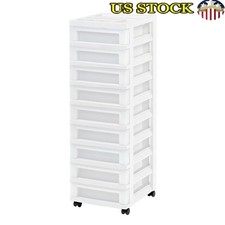 Multi-Purpose Rolling Storage Drawer Organizer W/ Casters Office Home Crafts New