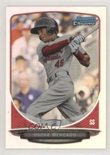 2013 Bowman Draft Picks Chrome Refractor Oscar Mercado #BDPP36 7ka
