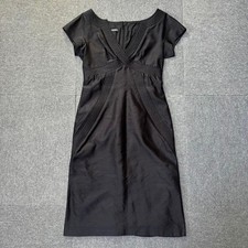 Archival 2007AW Alexander McQueen Lee McQueen Silk Little Black Dress 40 Rare