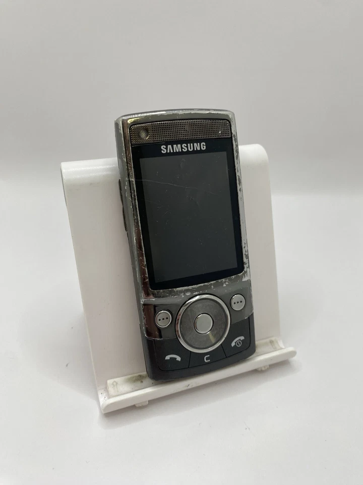 Great Condition ----UNLOCKED----Samsung SGH G600 Silver Chrome Grey Mobile Phone, photo 2 of 5