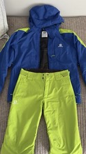 Salomon Ski Set Jacke + Hose + Spyder Midlaye...