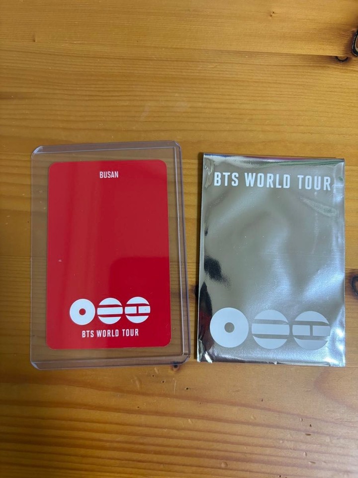 Rm Options BTS WORLD TOUR RM Namjoon trading card photo card BUSAN | eBay UK