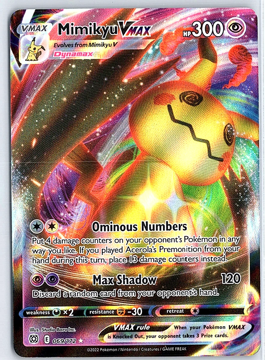 Mimikyu VMAX Pokémon TCG Cards for sale | eBay