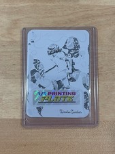 Devin Carter 2025 Leaf Eclectic Football Signature Series 1/1 Printing Plate